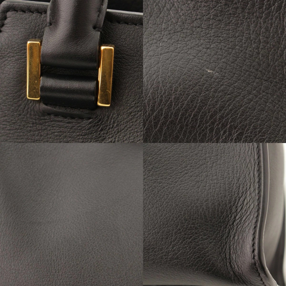 Saint Laurent Cabas Shoulder Bag Calfskin Black - Picture 7 of 9
